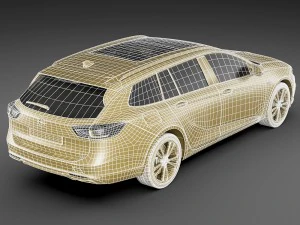 Opel - Vauxhall Insignia Sports Tourer 3D Модель