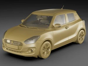suzuki swift 2018 3D Model