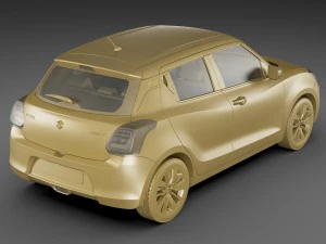suzuki swift 2018 3D Model
