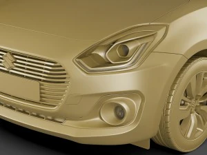 suzuki swift 2018 3D Model
