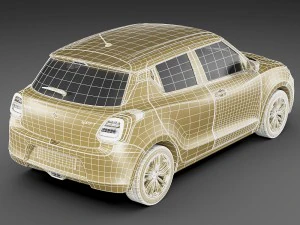 suzuki swift 2018 3D Model