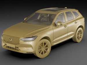 volvo xc60 2018 3D 模型