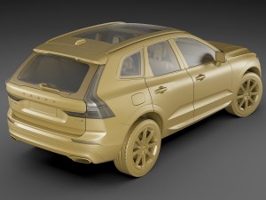 volvo xc60 2018 3D 模型