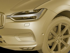 volvo xc60 2018 3D 模型