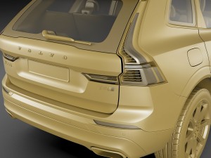 volvo xc60 2018 3D 模型