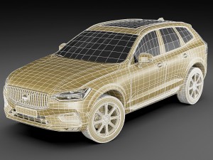 volvo xc60 2018 3D 模型