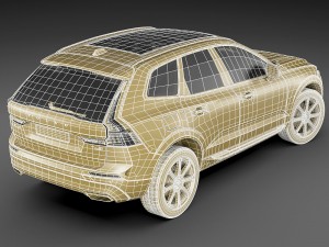 volvo xc60 2018 3D 模型