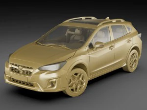 subaru xv crosstrek 2018 3D Model