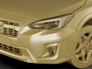 subaru xv crosstrek 2018 3D Model