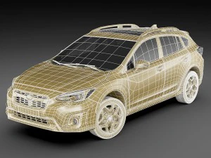 subaru xv crosstrek 2018 3D Model