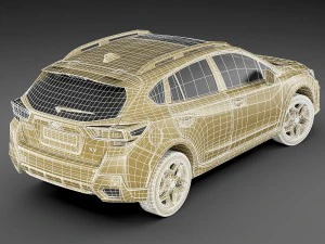 subaru xv crosstrek 2018 3D Model