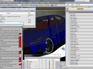 lexus is f-sport 2017 model 3D Model