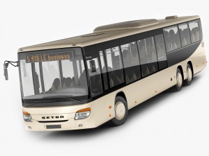 Setra s418le business bus 3D Model