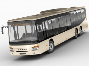 Setra s418le business bus 3D Model