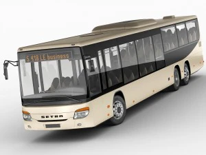 Setra s418le business bus 3D Model