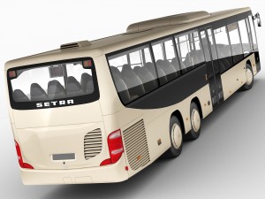 Setra s418le business bus 3D Model