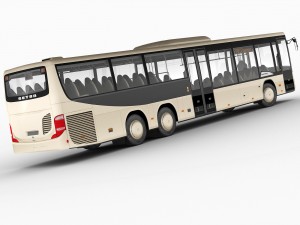 Setra s418le business bus 3D Model
