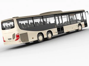 Setra s418le business bus 3D Model