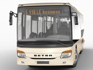 Setra s418le business bus 3D Model