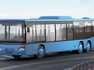 Setra s418le business bus 3D Model