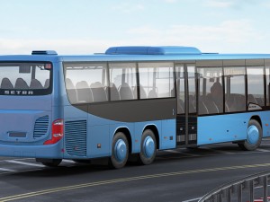 Setra s418le business bus 3D Model