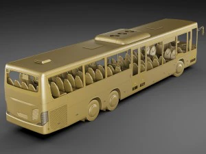 Setra s418le business bus 3D Model