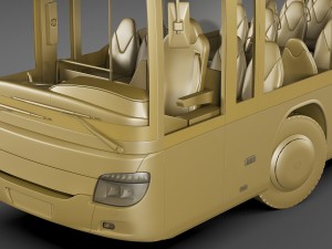 Setra s418le business bus 3D Model