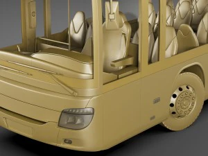 Setra s418le business bus 3D Model