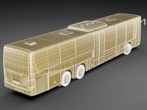 Setra s418le business bus 3D Model