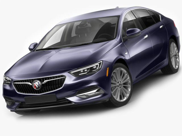 buick regal sportback 2018 Modello 3D .c4d .max .obj .3ds .fbx .stl .blend 