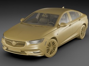 buick regal sportback 2018 Modello 3D