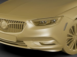 buick regal sportback 2018 Modello 3D