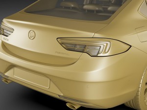 buick regal sportback 2018 Modello 3D