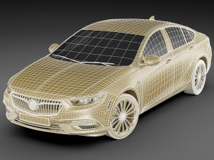 buick regal sportback 2018 Modello 3D
