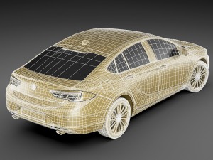 buick regal sportback 2018 Modello 3D