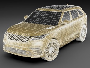 land rover range rover velar 2018 Modelo 3D