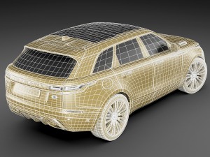 land rover range rover velar 2018 Modelo 3D