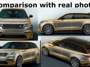 land rover range rover velar 2018 Modelo 3D