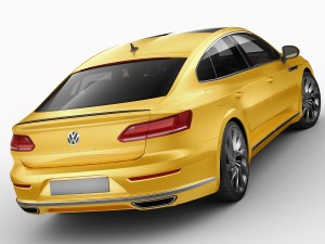 vw arteon r-line 2018 3Dモデル