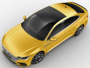 vw arteon r-line 2018 3D Model