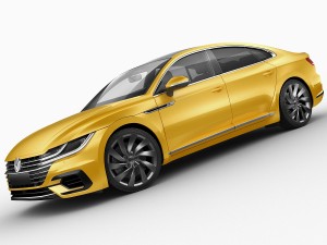 vw arteon r-line 2018 3Dモデル