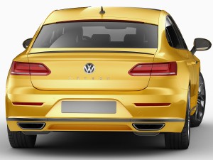 vw arteon r-line 2018 3Dモデル
