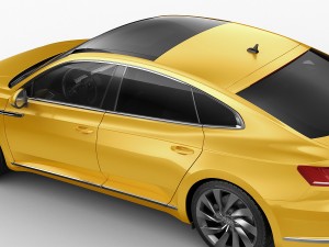 vw arteon r-line 2018 3Dモデル