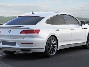 vw arteon r-line 2018 3Dモデル