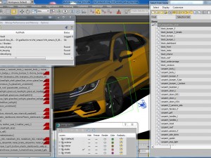 vw arteon r-line 2018 3Dモデル