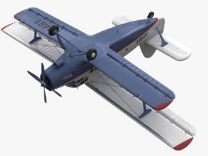 antonov an-2 3Dモデル