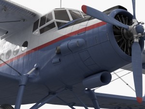 antonov an-2 3Dモデル