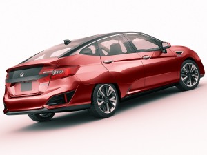 honda clarity fuel cell 2017 Modèle 3D