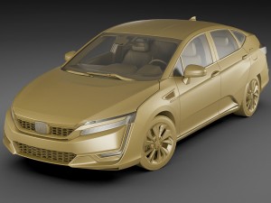 honda clarity fuel cell 2017 Modèle 3D