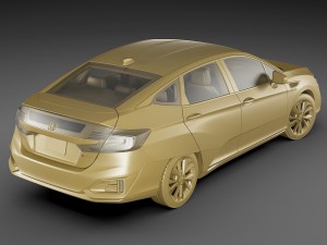honda clarity fuel cell 2017 Modèle 3D